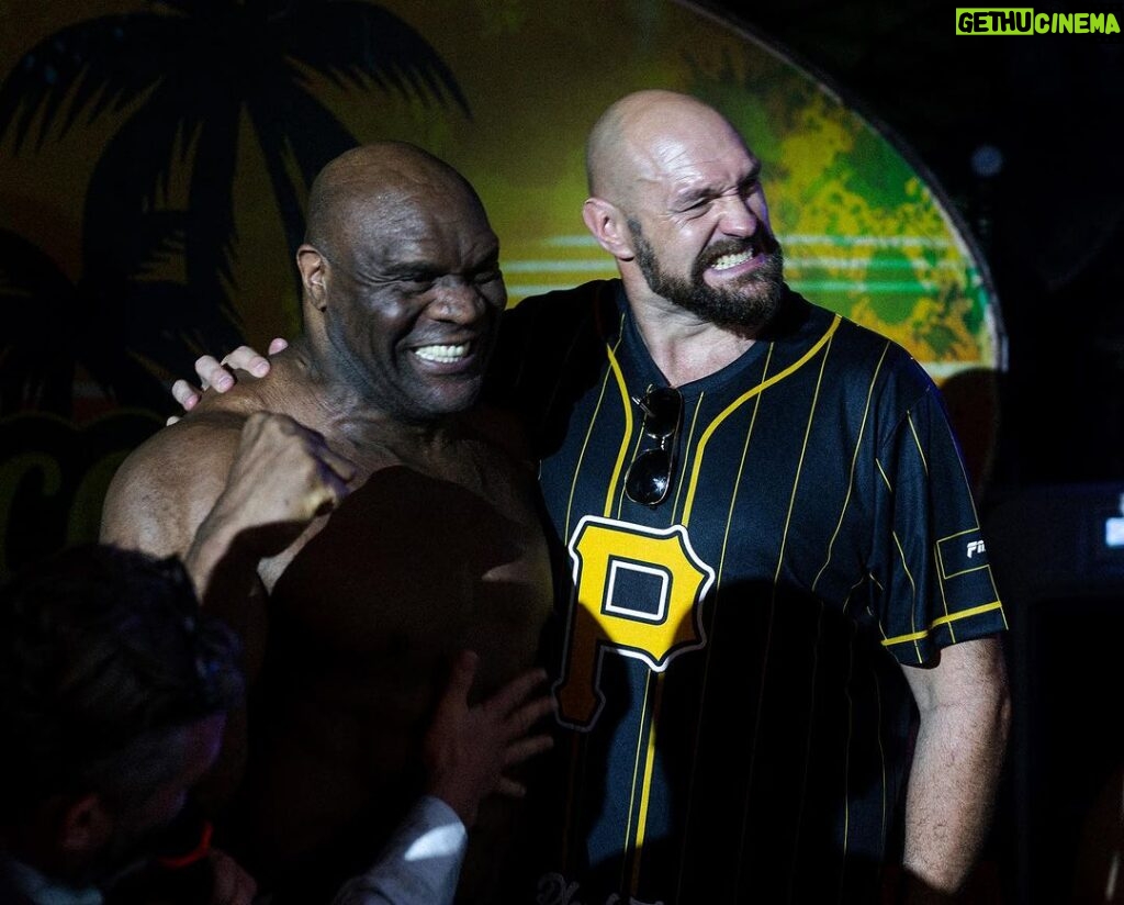 Bob Sapp Instagram - @tysonfury & @bobsappofficial 🎪 Fight Circus Vol. 7: Lock, Stock, and Two Smoking Sausages 🌭🌭 Watch it FREE on Fight Circus TV - 🔗 Link in Bio #FightCircus #FMD #FullMetalDojo Junkyard Theatre