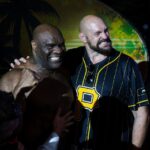 Bob Sapp Instagram - @tysonfury & @bobsappofficial 🎪 Fight Circus Vol. 7: Lock, Stock, and Two Smoking Sausages 🌭🌭 Watch it FREE on Fight Circus TV - 🔗 Link in Bio #FightCircus #FMD #FullMetalDojo Junkyard Theatre