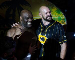 Bob Sapp Instagram - @tysonfury & @bobsappofficial 
🎪 Fight Circus Vol. 7: Lock, Stock, and Two Smoking Sausages 🌭🌭
Watch it FREE on Fight Circus TV - 🔗 Link in Bio

#FightCircus #FMD #FullMetalDojo