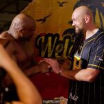 Bob Sapp Instagram - @tysonfury & @bobsappofficial 🎪 Fight Circus Vol. 7: Lock, Stock, and Two Smoking Sausages 🌭🌭 Watch it FREE on Fight Circus TV - 🔗 Link in Bio #FightCircus #FMD #FullMetalDojo Junkyard Theatre