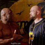 Bob Sapp Instagram - @tysonfury & @bobsappofficial 🎪 Fight Circus Vol. 7: Lock, Stock, and Two Smoking Sausages 🌭🌭 Watch it FREE on Fight Circus TV - 🔗 Link in Bio #FightCircus #FMD #FullMetalDojo Junkyard Theatre