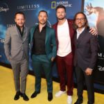 Bobby Holland Hanton Instagram - Limitless with Chris Hemsworth premiere and what a ride it is!! And always great to take time to have pictures with your fans 🤪 #WALLOP Massive thanks to @rosevinci_styling for kitting me out proper! #limitlesswithchrishemsworth #nycevent #nationalgeographic #disneyplus #limitless #chrishemsworth