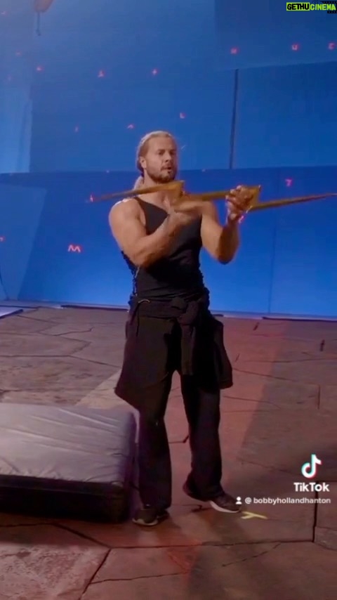 Bobby Holland Hanton Instagram - ⚡️can be dangerous, safety first😂 ⠀ #WALLOP⠀ ⠀ ⠀ ⠀ ⠀ #thor #thorloveandthunder #behindthescenes #stuntdouble #chrishemsworth #reelsviral Marvel Cinematic Universe