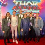 Bobby Holland Hanton Instagram - ⠀ What a night!!⠀ SO good to see my crew, epic film ❤️➕⚡️ go see it July 8!⠀ ⠀ ⠀ #thorloveandthunder #bestcrew #premier #thor #marvelstudios #mcu #redcarpet ⠀ ⠀ ⠀ ⠀ ⠀ #wallop The El Capitan Theatre