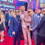 Bobby Holland Hanton Instagram - ⠀ What a night!!⠀ SO good to see my crew, epic film ❤️➕⚡️ go see it July 8!⠀ ⠀ ⠀ #thorloveandthunder #bestcrew #premier #thor #marvelstudios #mcu #redcarpet ⠀ ⠀ ⠀ ⠀ ⠀ #wallop The El Capitan Theatre