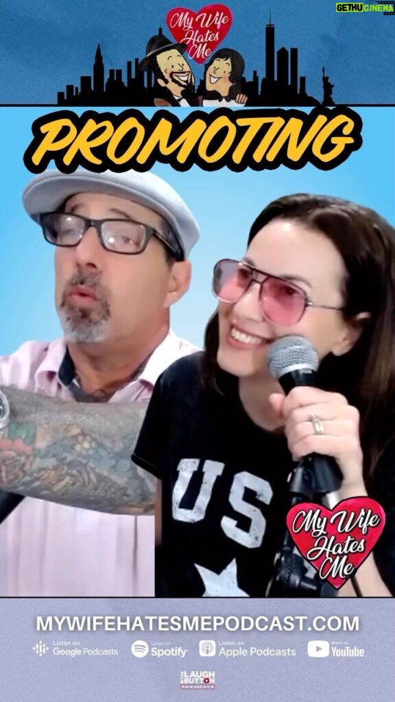 Bonnie McFarlane Instagram - Husbands are a lot of work but the rewards are so worth it. . . #njcomedy #nycomedy #standupcomedians #richvos #bonniemcfarlane #comedypodcast #mywifehatesme #technology #promo #socialmedia #fypシ New York, New York