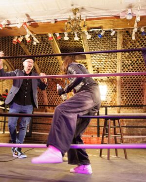 Bonnie McFarlane Instagram - Lil Fish Comedy, Overthrow Boxing and Forged Irish Stout put on a great show last night. I gave it all I had. I fought my heart out. And in the end I went the distance. 
Hosted to perfection by @thejamesmattern and a drop in by @richvosthelegend was a fun night! 
@forgedirishstout
@johnandhiscamera
@lilfishcomedy
@thenotoriousmma 
@culinary.creators