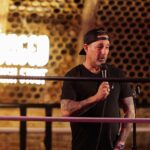 Bonnie McFarlane Instagram – Lil Fish Comedy, Overthrow Boxing and Forged Irish Stout put on a great show last night. I gave it all I had. I fought my heart out. And in the end I went the distance.
Hosted to perfection by @thejamesmattern and a drop in by @richvosthelegend was a fun night!
@forgedirishstout
@johnandhiscamera
@lilfishcomedy
@thenotoriousmma
@culinary.creators