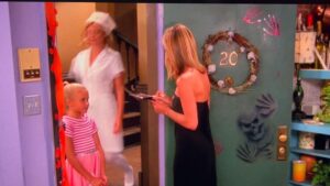 Bonnie Somerville Instagram - I usually post this every year for Halloween as a photo, but this year it seems particularly timely. One of my favorite episodes I was lucky to be a part of. It’s bittersweet. Matthew was such a lovely, generous, kind & supportive acting partner. He will be missed by millions. I am honored to have worked with him. Happy Halloween, & Thank You Matthew for all the light you brought to the world. We are all grateful for the years of laughter & happiness you gave us. #ripmatthewperry #friendstvshow 💔 Warner Bros. Studios
