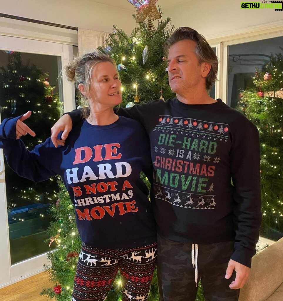Bonnie Somerville Instagram - I got you this year @dave_mcclain !!! Waited a FULL year to whip out this baby after getting it on @etsy the day after Christmas last year! I can’t wait to argue this point with you every Christmas for the rest of our lives my Hubby-to-be. I love you. Merry Christmas everyone! Yippie Kai yay Santa! 🎄