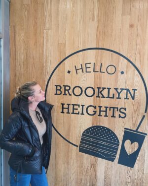 Bonnie Somerville Instagram - 12 Schermerhorn St. First time back on that stoop in over 25 yrs. I will always miss it. What an amazing place to grow up. Wish I had appreciated it then! Sigh. But this time I got to sit there with my Love. Forever a Bridge & Tunnel Girl. #brooklyn #brooklynheights #bk