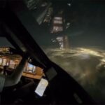 Boogie Instagram - Time lapse of a plane landing from the cockpit view.