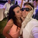 Brad Benedict Instagram - How it started vs how it ended. Legendary photo dump to come. Thank you for being the best date ever @ashleywanders_ 😎 . . Truly one of the best weekends I’ve had in a long time to celebrate @zachkoepp and @jessicabishoptv and their amazing love and life long commitment. The whole extended family just got a lot bigger. . . ***See Pop Pop in the background of photo 2 for an idea of just how much fun we all had. . . #lakeokoboji #weddingcrashers #partytime #love The Oakwood Inn