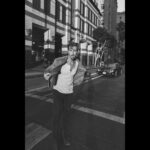 Brad Benedict Instagram - ✌️#goldenhour even looks cool in #blackandwhite … .. . 📸 @goldenhourphotoco_ #DTLA #downtown #streetsoflosangeles #portraitphotography #bringiton #theovalonbet Downtown Los Angeles