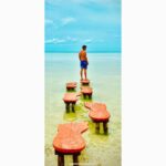 Brad Benedict Instagram - A metaphor for my life right about now... . . And, of course, reminds me of one of my favorite quotes, “Saltwater is the cure for everything. Sweat, tears, or the sea.” . . @ashleywanders_ and I put a new 📍 in our places visited world map recently traveling to #IslaHolbox in #Mexico. What a beautiful treat. (And we swam with whale sharks and mantas as well. Video to come.) #carribean #saltwater #explorer Isla Holbox