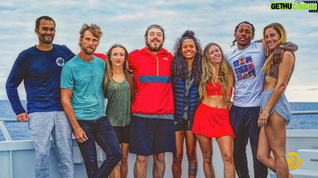 Brad Benedict Instagram - 🌅 The Recruits of SHARK ACADEMY! Went through thick and thin, sun and sand, air and water, and whole bunch of adventure and badassery with these dreamers right here. 🌅 . . 🦈I learned a lot from everybody and hopefully was able to pass on a small bit to them as well!🦈 . . 🏝#SharkAcademy is currently streaming on @discoveryplus for @sharkweek and the first episode will air on @discovery this coming Sunday night. . . Who should I go live with first to talk about the experience and take questions? 😎 #SharkWeek #Sharks #GoForIt #JustDoIt #DreamersRule #thebahamas The Bahamas