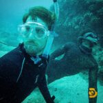 Brad Benedict Instagram - 🦈 Shark Week has kicked off! Catch me and my fellow #SharkAcademy recruits getting a crash course in the 🌎 of 🦈 while living on a ⛴ in the Bahamas for six weeks...an understatement to say that it wasn’t easy, but I can’t imagine anything more rewarding. . . Thanks to @thelifeofrileynz and his awesome team, @andremusgrove @kokocuvier and @mattsmukall, for all their knowledge and leadership. The first 3 episodes of 6 are live on @discoveryplus! 🦈 Comment with a “🦈” if you are loving the series so far. . . This a shot while working on free diving skills with expert @andremusgrove. Free diving was a major challenge for me, but it got just a tiny bit easier each dive. I feel like I constantly had a mask half filled with water. Facial hair doesn’t help with a secure mask. Lessons learned! #SharkWeek #SharkWeek2021 #discovery #discoverychannel #discoveryplus #freediving #freedive #sharks #theovalonbet Bimini, The Bahamas