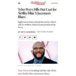 Brad Benedict Instagram - This one is going to be special. When I read the script I knew it was going to be something truly impactful. An understatement. I still can’t believe I get to be a part of it. #AJazzmansBlues #comingsoon #netflix #tylerperry Tyler Perry Studios