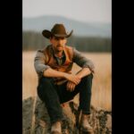 Brad Benedict Instagram - I’m a cowboy at heart. And the @ebarlranch is in my heart. I’m back in LA but a piece of me is always in Montana. . . 📸 @goldenhourphotoco_ @ashleywanders_ #montana #cowboy #ranchlife #theovalonbet E-L Ranch, Greenough, MT