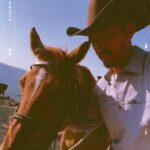 Brad Benedict Instagram - Love nudges from Fuzzy after a long ride. #Montana #HorseLove #RanchLife E-L Ranch, Greenough, MT