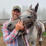 Brad Benedict Instagram - Meet Sardine, he’s a keeper. #horsefriend #ranchlife #montana E BAR L Ranch