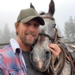 Brad Benedict Instagram - Meet Sardine, he’s a keeper. #horsefriend #ranchlife #montana E BAR L Ranch