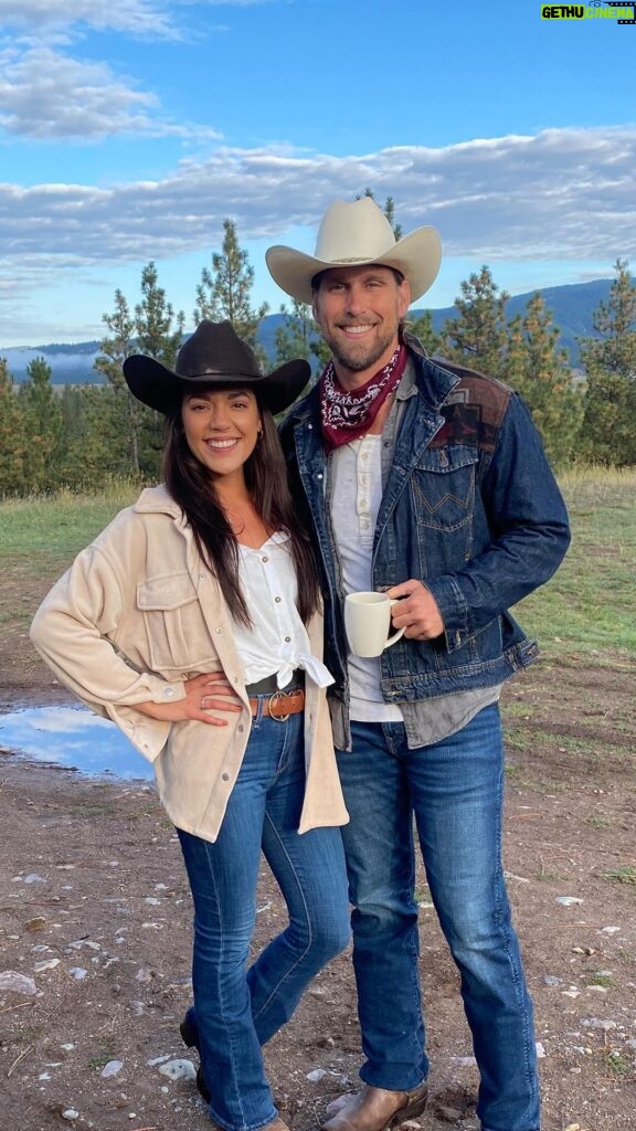 Brad Benedict Instagram - CASUAL STROLL 😉 #horseback #cowboy #montana #POV #yehaw Montana
