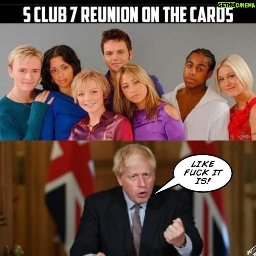 Bradley Mcintosh Instagram - Who made this? 😂🤣 #Sclub7 #borisjohnson #meme