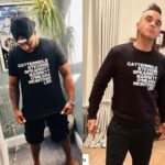 Bradley Mcintosh Instagram - Thankyou @slimsonstore for sending me this #sclub inspired T-shirt designed by the nations coolest uncle @robbiewilliams 🤙🏾😁