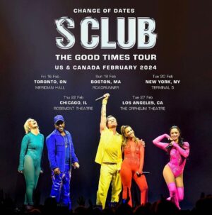 Bradley McIntosh Instagram - We are so sorry that our forthcoming US and Canada dates have been postponed due to an admin issue that is beyond our control. We're so excited to bring The Good Times Tour to you and can't wait to see you at the rearranged dates in February 2024.
For further information, please contact the venues or promoter Goldenvoice directly through their website.