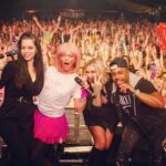 Bradley Mcintosh Instagram - What a surprise!! @hannahspearritt @jo_omeara @mstinabarrett @london_citiboy #falmouth #cornwall #sclub #sclubparty