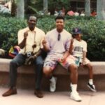 Bradley Mcintosh Instagram - 3 generations of dads #happyfathersday #RIPgrandad 🙏🏾♥️ #1989 #Disneyland #florida