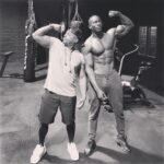 Bradley Mcintosh Instagram - Dunno bout the other guy but I’m looking competition ready 😂😜💪🏾 @Williams.falade @kingsgymofficial #kingsgym #trainhard #fitness #healthyliving #fitnesgoals #goals