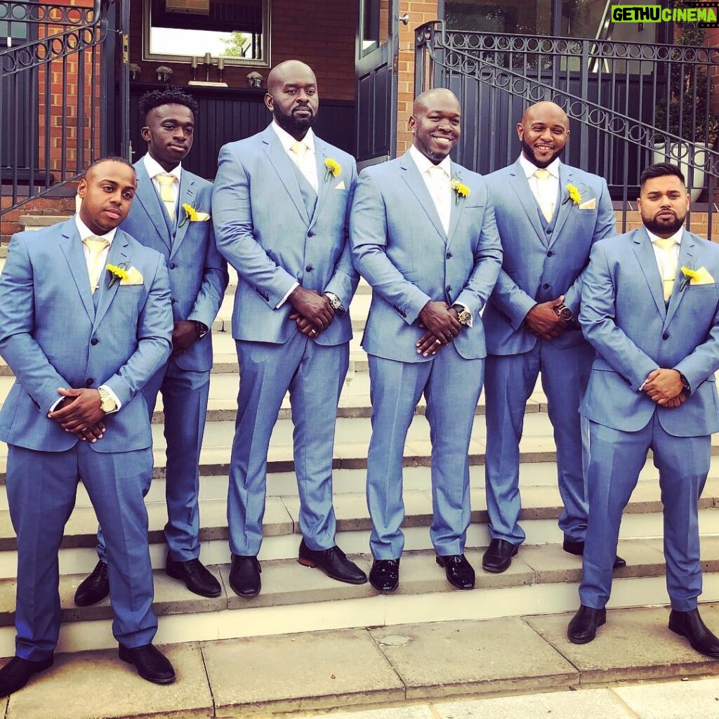 Bradley Mcintosh Instagram - Congratulations to my big bro @randy_bigbrovaz and @ree83k what a beautiful day #groomsmen #wedding