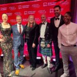Bradley Mcintosh Instagram - British Heart Foundation, thank you so much for having us at your Heart Hero Awards last night. What an incredible event to recognise and celebrate the people who have gone above and beyond for @the_bhf this past year. It was our deepest honour to present the award to all our CPR Heroes across the UK. Thank you again for having us - and thank you for all the tireless work that you do #BritishHeartFoundation #HeartHeroAwards