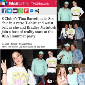 Bradley McIntosh Instagram - Had a great night last night all for a good cause for @beatedsupport with @misstinaannbarrett well done 
@simongrossshowbiz and @pauldanan for putting on a great event. Also great seeing you @lisanashfitness.
