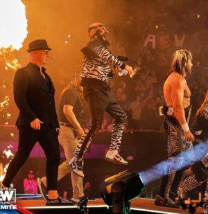 Brandon Bogle Instagram - I was HYPED for game 7 in Cali
#AEWDYNAMITE