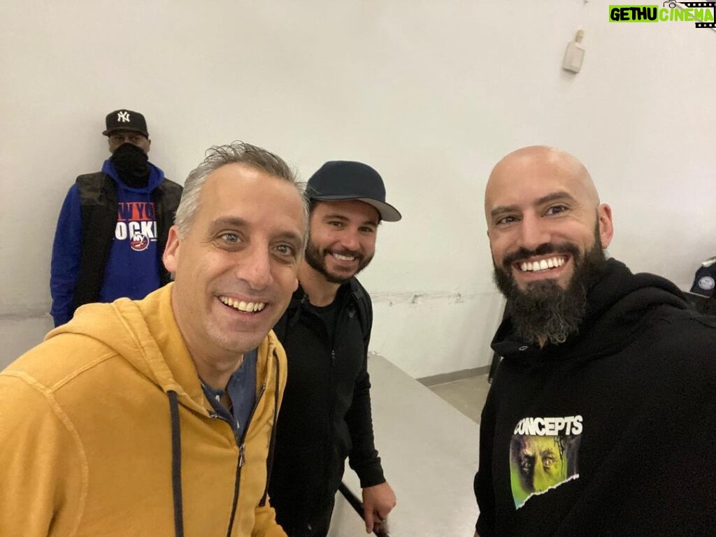 Brandon Bogle Instagram - Achievement unlocked! I have now met all of the Impractical Jokers 😁 Thanks @therealmurr and @bqquinn for the fun convos #AEWDynamite