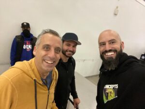 Brandon Bogle Instagram - Achievement unlocked!

I have now met all of the Impractical Jokers 😁

Thanks @therealmurr and @bqquinn for the fun convos
#AEWDynamite
