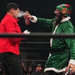 Brandon Bogle Instagram - Ya stop an elf from delivering presents.. You get some North Pole grade cold spray #AEWDynamite