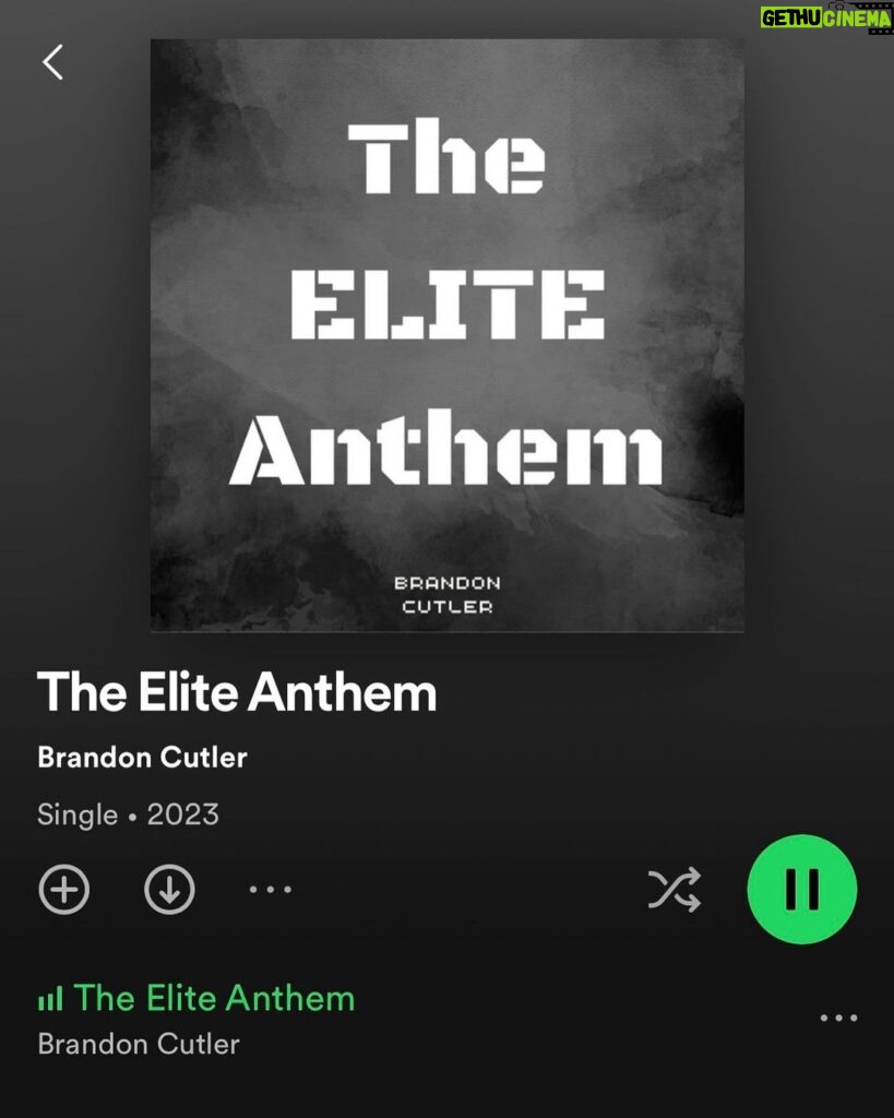 Brandon Bogle Instagram - Looks like everyone’s favorite wrestling song just went live on all the music sites today! Check it out on the platform of your choice Spotify link in my bio