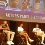 Brandon Gilpin Instagram - Thank You Morehouse For inviting me too come back to the Institution that made me & Be apart of this wonderful Panel alongside these talented actors! @morehousefilmfest @morehouse1867 Such a great experience to Be part of this panel and share stories & inspire other To follow your Dreams! 🖤 #ShowTimeBrando #BrandonGilpin #actor #Morehouse #telfar Morehouse College