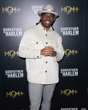 Brandon Gilpin Instagram - Comeonnn now Baybee, ain’t No thang, Rememba’ Youuu Da Godsonnnn..🧥🤩🫂🤴🏾🥷🏾

Screening for @godfatherofharlem Was Amazing Thank you for the Invite 🙏🏾🙏🏾 S/o @elvisnasco @markuann 🔥🔥 Congats !!

#ShowTimeBrando #godfatherofharlem #BrandonGilpin