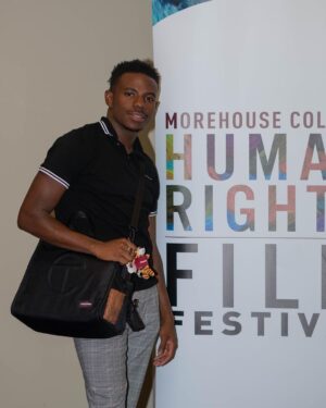 Brandon Gilpin Instagram - Thank You Morehouse For inviting me too come back to the Institution that made me & Be apart of this wonderful Panel alongside these talented actors! 
@morehousefilmfest @morehouse1867 

Such a great experience to Be part of this panel and share stories & inspire other To follow your Dreams! 🖤

#ShowTimeBrando #BrandonGilpin #actor #Morehouse #telfar
