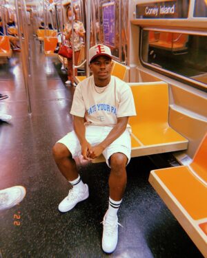 Brandon Gilpin Instagram - Concrete Jungle 💫🗽🤩

I should start modeling now right? 😂

Fit : @jtecollections 

#ShowTimeBrando #BrandonGilpin #actor
