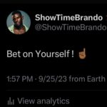 Brandon Gilpin Instagram - Bet on Yaself ☝🏾💯🗽🇯🇲🤩 Tell me you’re Favorite Line From Move Like Dat !!👇🏾👇🏾 🎵Link in bio 🎵 #ShowTimeBrando #MoveLikeDat #NYC