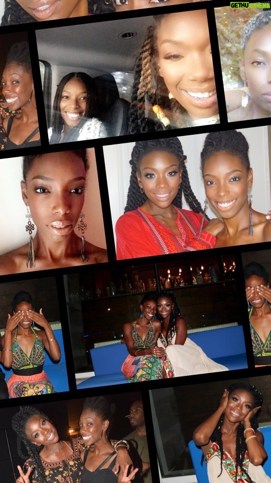Brandy Norwood Instagram - Happy Birthday to my Twin/Sister. @ellelorraine -You are so special to me. Magical, inspiring, Loyal, Beautiful, Beyond Talented, and angelic. I will fight for this friendship forever ♥ I love you Love Brannie @sarabareilles this is our song.. thank you for your beautiful music @cgaski editor/fam