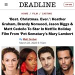 Brandy Norwood Instagram - Get ready for the Best Christmas Ever ♥️ I’m so excited to join this phenomenal cast for this special holiday film coming soon to @netflix 🎁 slide for the vibes 🙏🏽♠️🎼🎵🎶 Utah