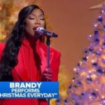 Brandy Norwood Instagram - Merry Christmas♥️♥️♥️♥️🎄🎄🎄 Thank you for having me @goodmorningamerica @sonjanorwood @thisisryanramsey @frankgatson @ashleyseanthomas @alainasimone.inc @makeupartistgaby @tb_hairstylist @4evervaughn @silentbx @motownrecords #chauncyandmike @bergtonemusic