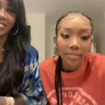 Brandy Norwood Instagram - Big Vibes with my sis @tiwasavage to our powerful new song #somebodyson 🙏🏾 Thank you all for the love and support for our special collaboration #dreamcometrue